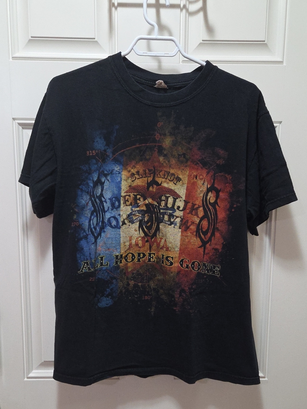 Men's 2009 Black Slipknot 'Iowa' Graphic Tee